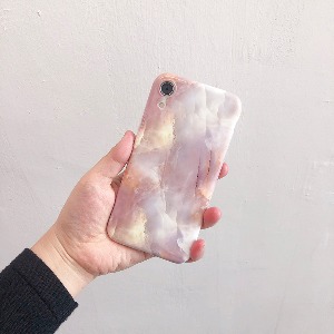 [마드마드] 핑크 마블 아이폰 케이스